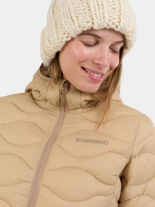 geaca matlasata de tranzitie pt. femei Fundango Vinke Padded Jacket galben 7