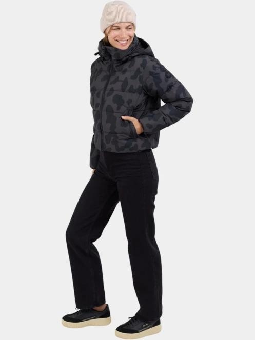 geaca matlasata de tranzitie pt. femei Fundango Amber Cropped Jacket negru 4