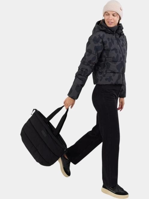 geaca matlasata de tranzitie pt. femei Fundango Amber Cropped Jacket negru 5