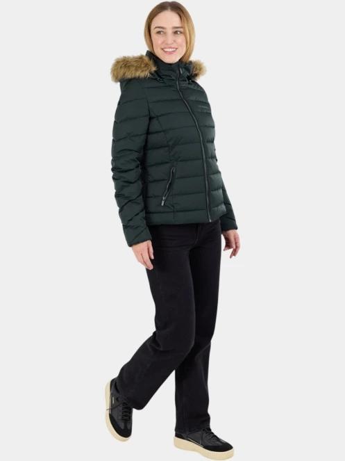 geaca matlasata de tranzitie pt. femei Fundango Urban Lite Jacket oliv 5