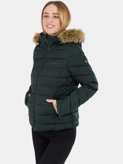 geaca matlasata de tranzitie pt. femei Fundango Urban Lite Jacket oliv 6