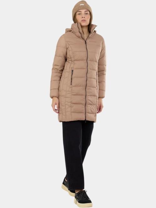 geaca matlasata de tranzitie pt. femei Fundango Lunel Padded Jacket maro 4