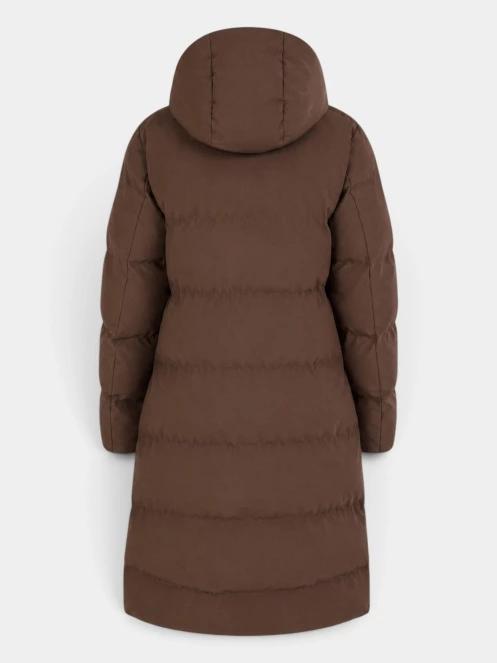gaca de iarna matlasata pt. femei Fundango Cosycoat Long Padded Jacket maro 11