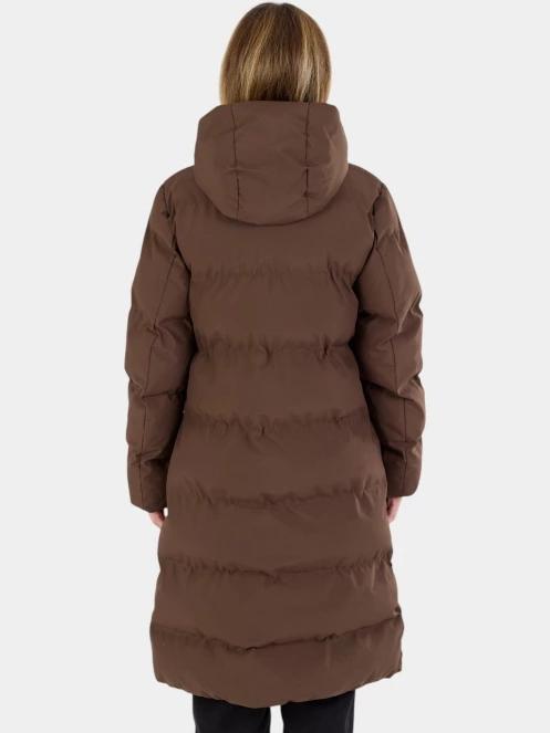 gaca de iarna matlasata pt. femei Fundango Cosycoat Long Padded Jacket maro 3