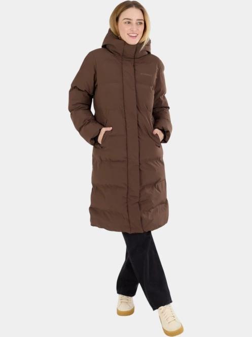 gaca de iarna matlasata pt. femei Fundango Cosycoat Long Padded Jacket maro 4