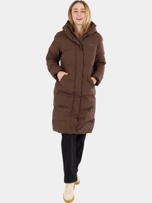 gaca de iarna matlasata pt. femei Fundango Cosycoat Long Padded Jacket maro 5