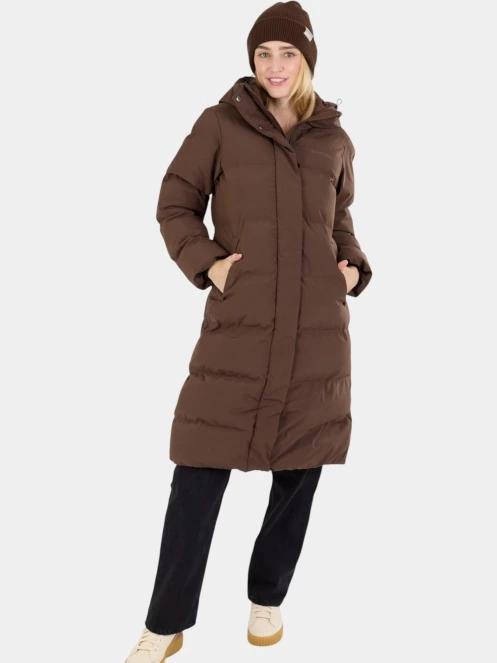 gaca de iarna matlasata pt. femei Fundango Cosycoat Long Padded Jacket maro 6