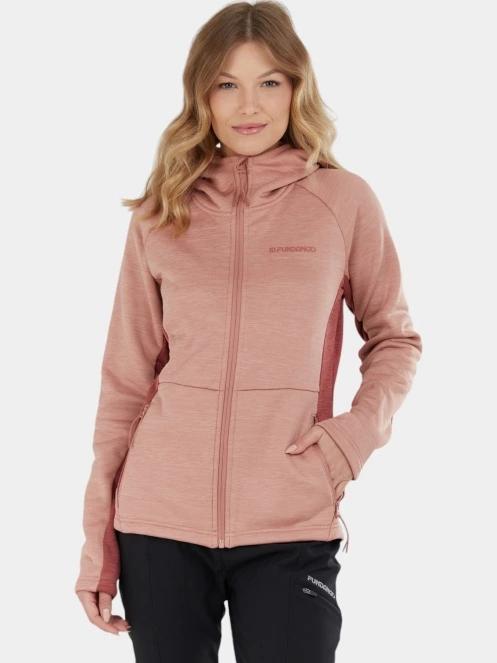 pulover polar pt. femei Fundango Alita Fleece Jacket roz 3