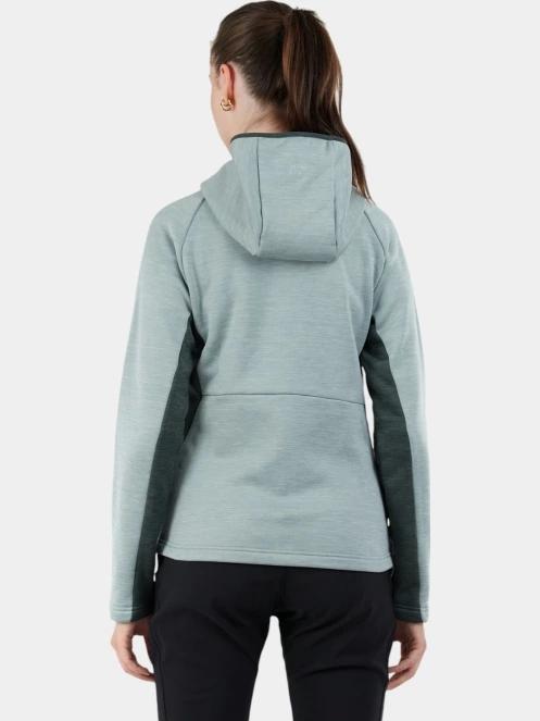 pulover polar pt. femei Fundango Alita Fleece Jacket verde 3