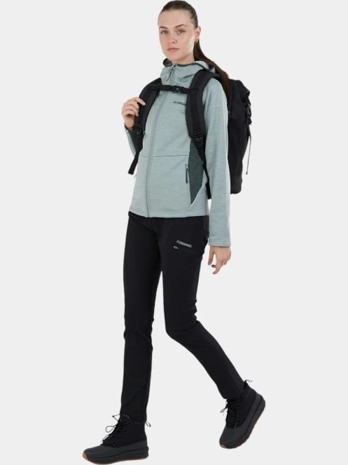 pulover polar pt. femei Fundango Alita Fleece Jacket verde 4