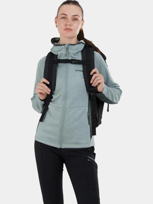 pulover polar pt. femei Fundango Alita Fleece Jacket verde 5