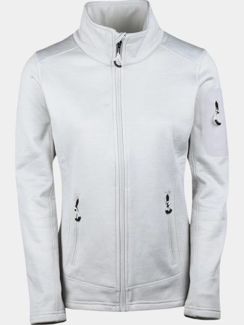 pulover polar pt. femei Fundango Antila Fleece Jacket alb 2