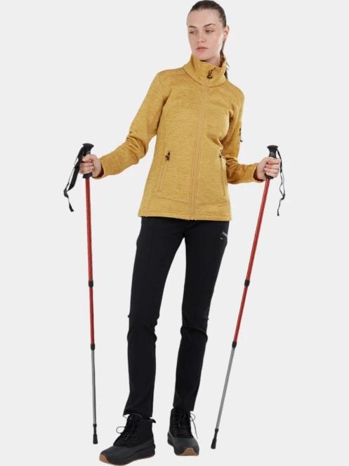 pulover polar pt. femei Fundango Antila Fleece Jacket galben 4