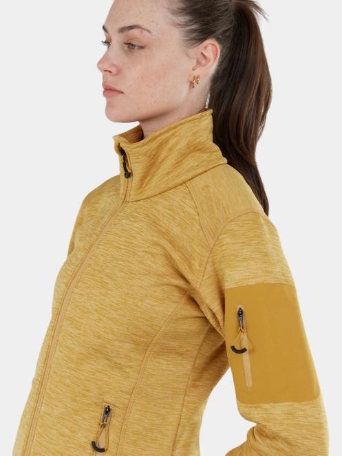 pulover polar pt. femei Fundango Antila Fleece Jacket galben 5