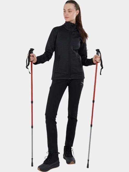 pulover polar pt. femei Fundango Antila Fleece Jacket negru 5