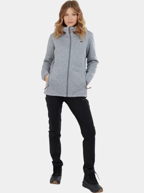 pulover polar pt. femei Fundango Ara Fleece Jacket gri 4