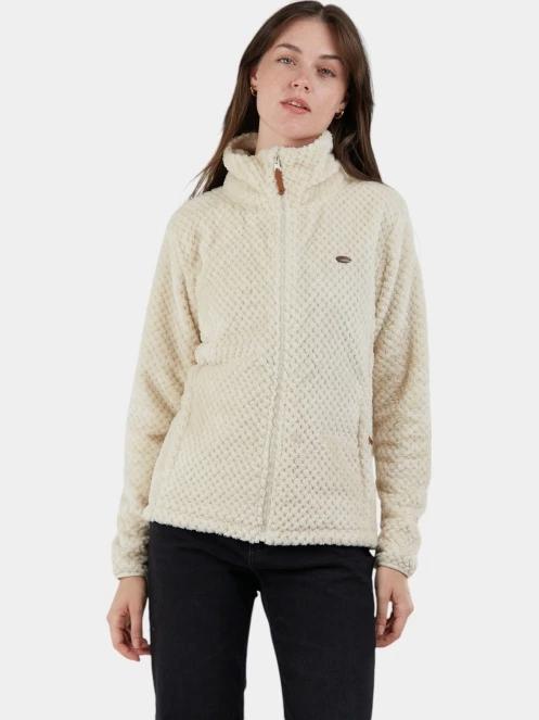 pulover polar pt. femei Fundango Shiren Fleece Jacket galben 2