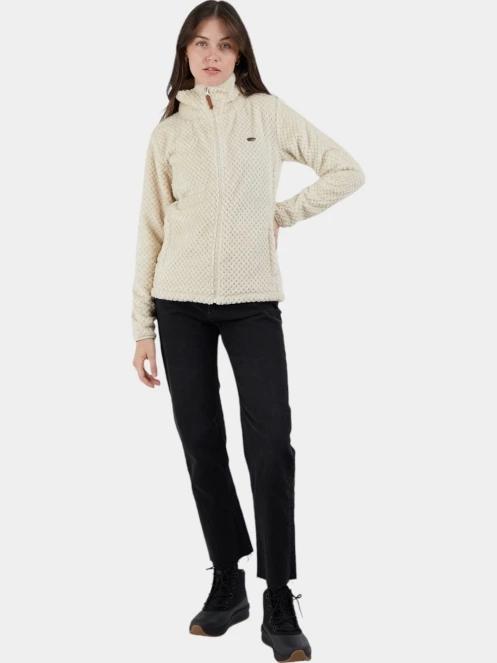 pulover polar pt. femei Fundango Shiren Fleece Jacket galben 4