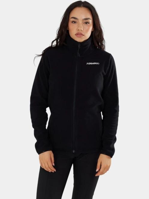 pulover polar pt. femei Fundango Serena Fleece Jacket negru 5
