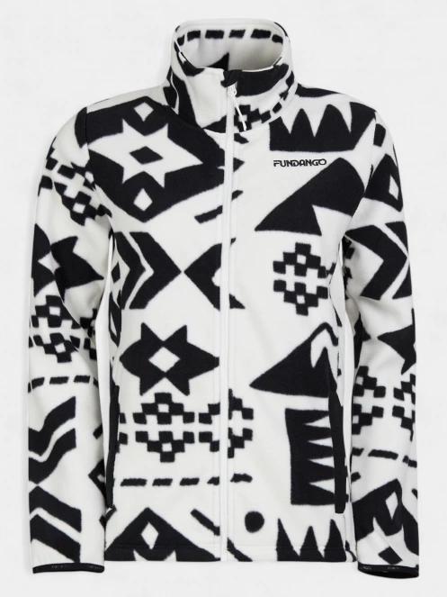 pulover polar pt. femei Fundango Serena Fleece Jacket negru 2