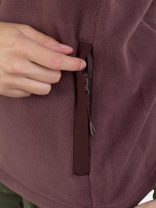 pulover polar pt. femei Fundango Serena Fleece Jacket violet 9