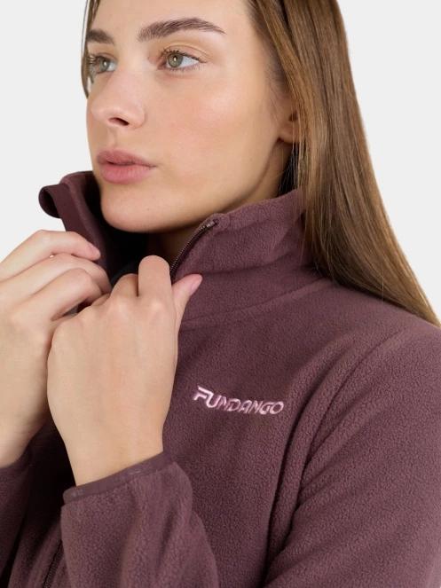 pulover polar pt. femei Fundango Serena Fleece Jacket violet 10