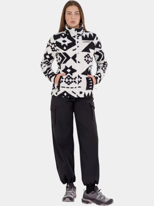 pulover polar pt. femei Fundango Serena Fleece Jacket alb 4
