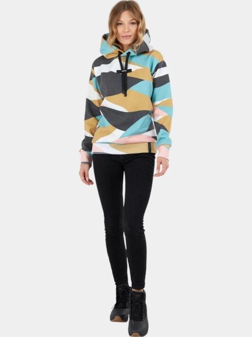 pulover cu gluga pt. femei Fundango Challenger Pullover multicolor 4