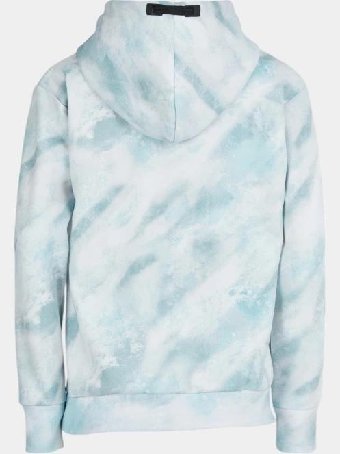 pulover cu gluga pt. femei Fundango Challenger Pullover albastru deschis 9