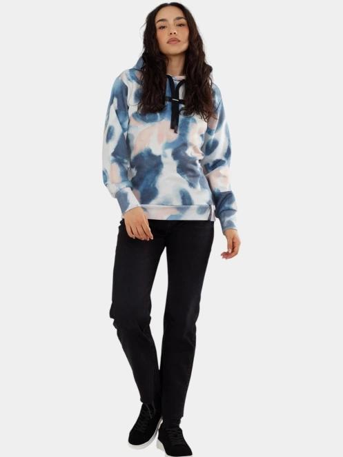 pulover cu gluga pt. femei Fundango Challenger Pullover albastru 4