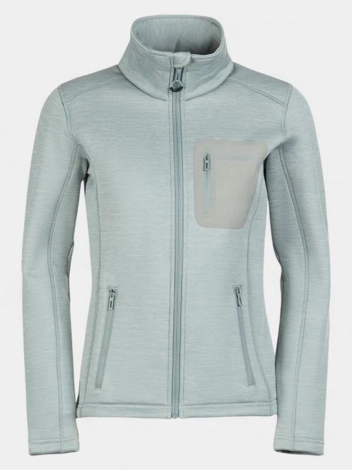 pulover polar pt. femei Fundango Antilles Melange Jacket verde 8