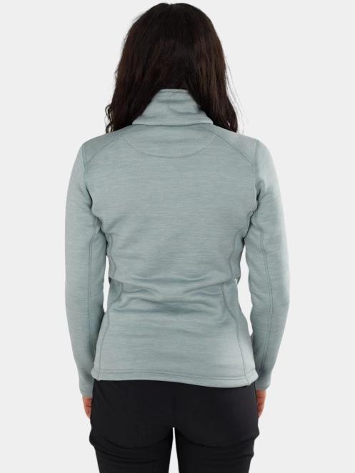 pulover polar pt. femei Fundango Antilles Melange Jacket verde 3
