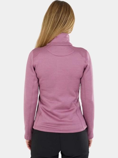 pulover polar pt. femei Fundango Antilles Melange Jacket roz 3