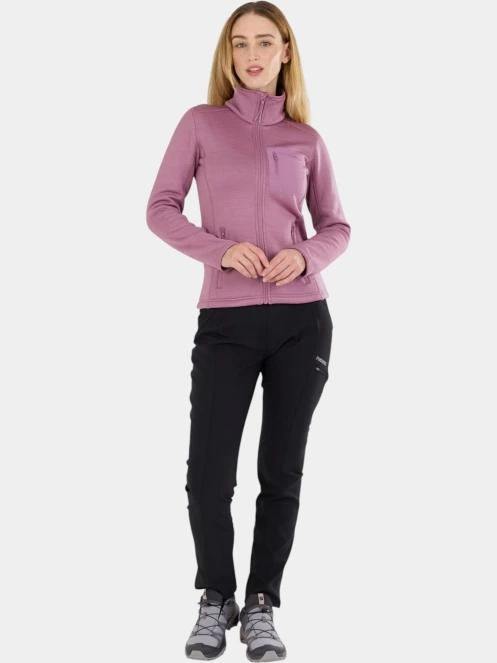 pulover polar pt. femei Fundango Antilles Melange Jacket roz 5