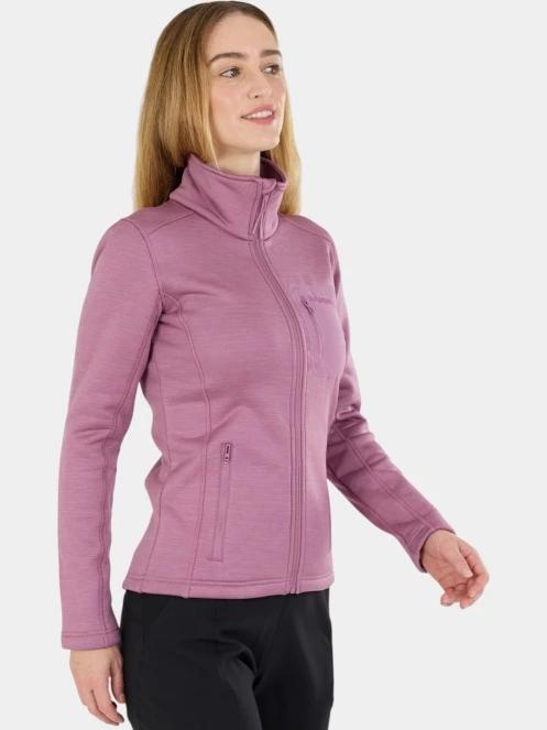 pulover polar pt. femei Fundango Antilles Melange Jacket roz 6