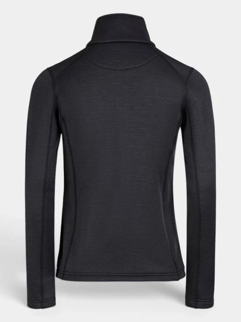 pulover polar pt. femei Fundango Antilles Melange Jacket negru 8