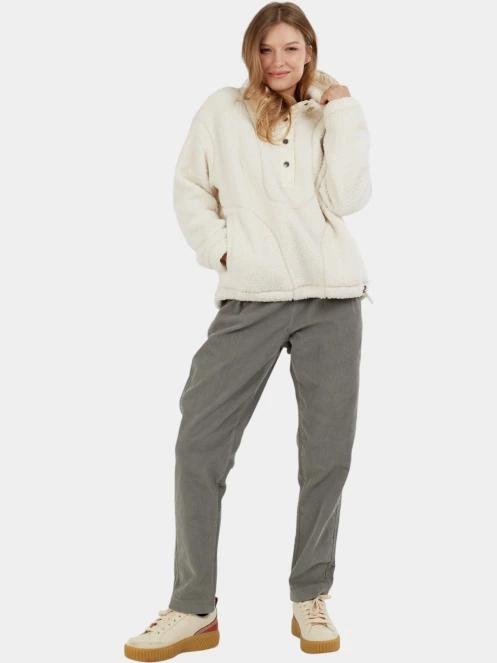 pulover cu gluga pt. femei Fundango Juniper Pile Jacket alb 5