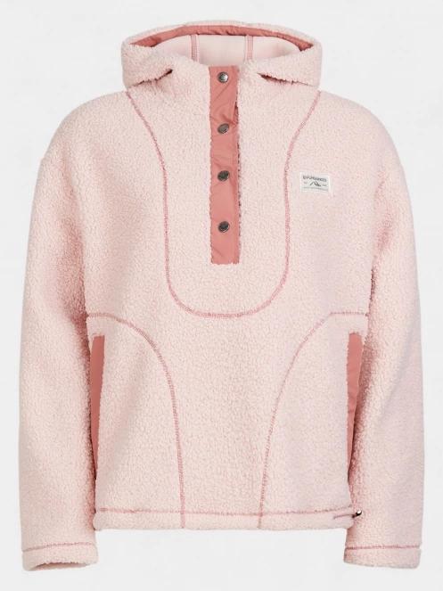 pulover cu gluga pt. femei Fundango Juniper Pile Jacket roz 8