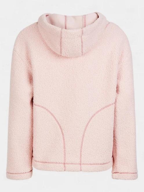 pulover cu gluga pt. femei Fundango Juniper Pile Jacket roz 9