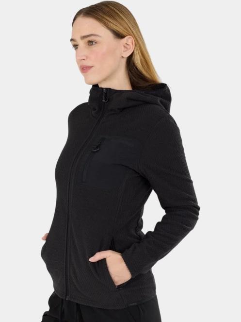 strat intermediar hibrid pt. femei Fundango Nigata Full Zip Hoodie negru 6