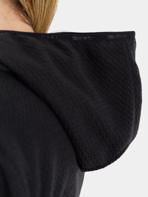 strat intermediar hibrid pt. femei Fundango Nigata Full Zip Hoodie negru 8