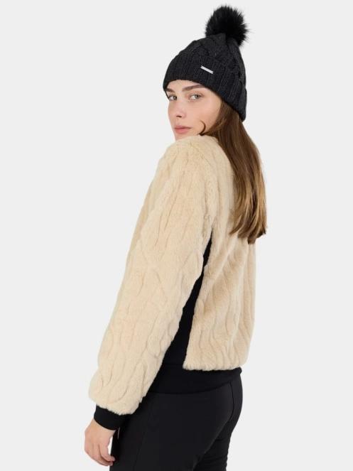 strat intermediar hibrid pt. femei Fundango Marigold Shearling Jacket nisip 7