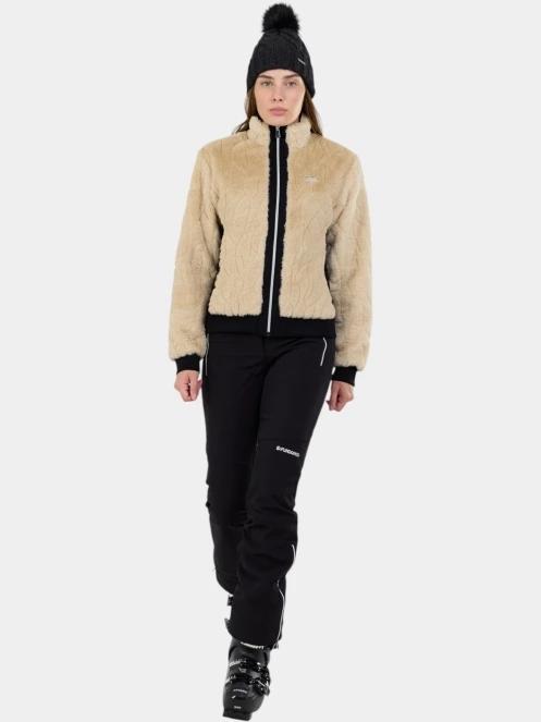 strat intermediar hibrid pt. femei Fundango Marigold Shearling Jacket nisip 8