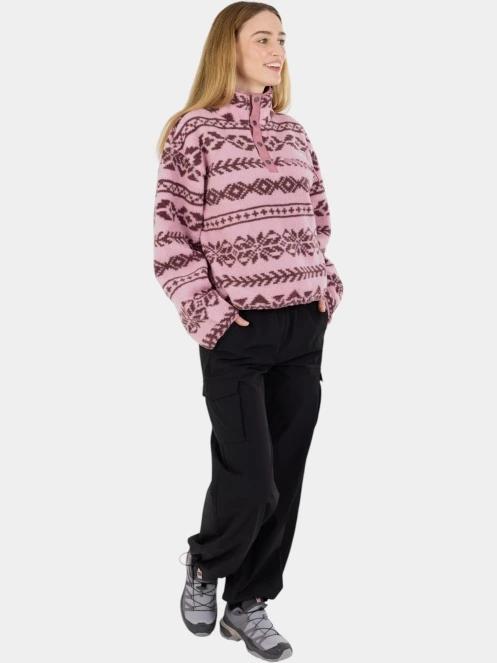 pulover polar pt. femei Fundango Pacha Fleece Jacket roz 5