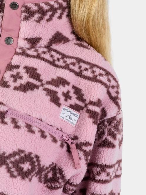 pulover polar pt. femei Fundango Pacha Fleece Jacket roz 8