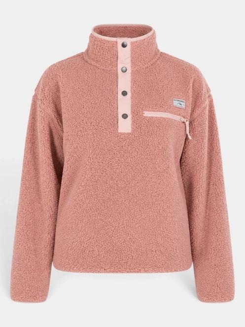 pulover polar pt. femei Fundango Pacha Fleece Jacket roz 8