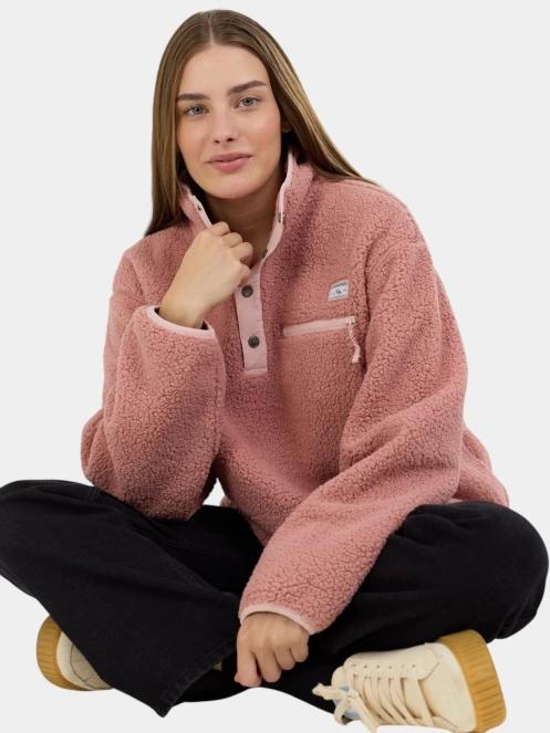 pulover polar pt. femei Fundango Pacha Fleece Jacket roz 5