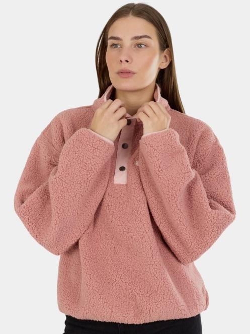 pulover polar pt. femei Fundango Pacha Fleece Jacket roz 6