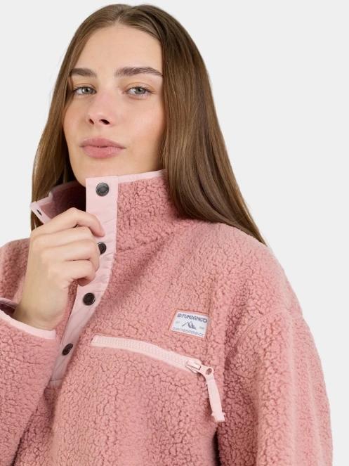 pulover polar pt. femei Fundango Pacha Fleece Jacket roz 7