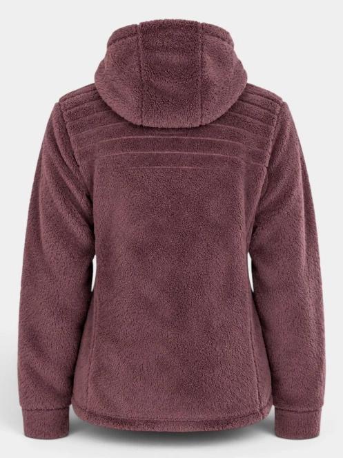 pulover polar pt. femei Fundango Zealand Plush Pile Jacket violet 8